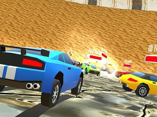 Larong Low Poly Smash Cars