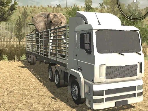 Offroad Truck Animal Transporter Game larawan ng takip