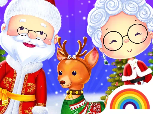 Mr And Mrs Santa Christmas Adventure Game