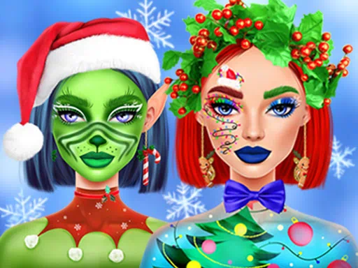 Ellie Christmas Makeup Game