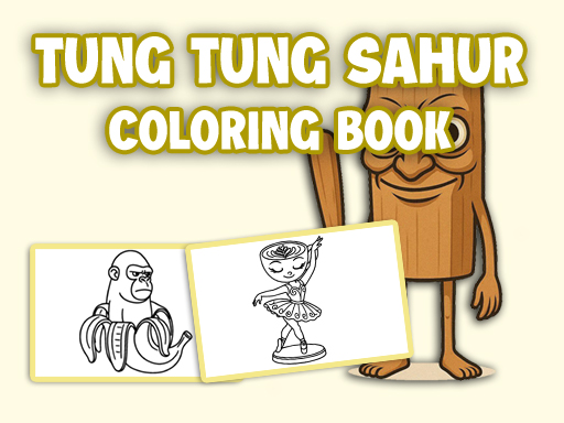 Tung Tung Sahur Coloring Book Game