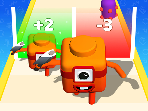 Pagsamahin ang Number Cube 3d Run Game