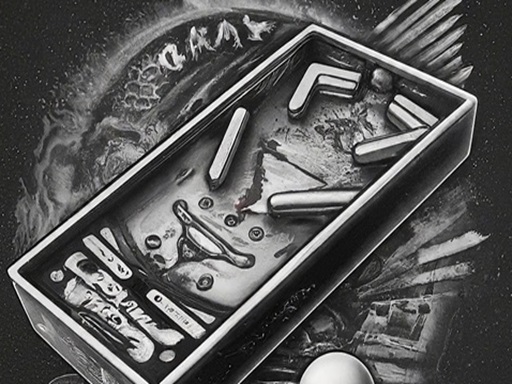 Pinball Black N White Game