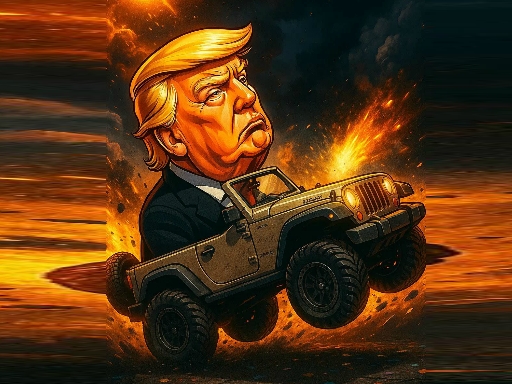 Trump Wheelie Challenge Game