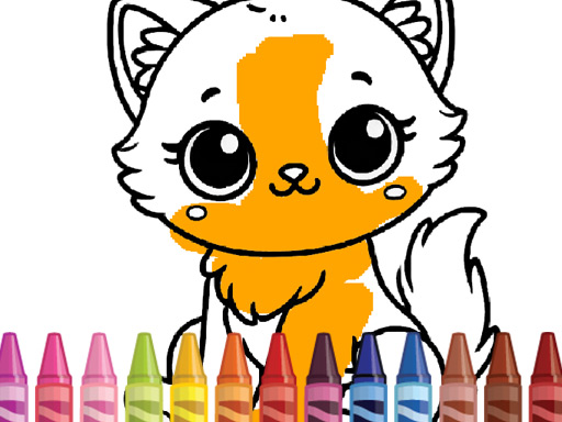 Mga Cute Animals Coloring Adorable Fun For Kids Game