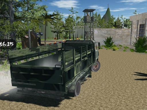 Offroad Truck Army Driving Game