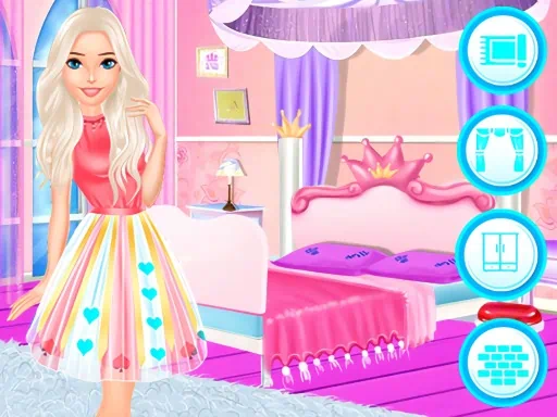 Sisters Decorate Bedroom Game