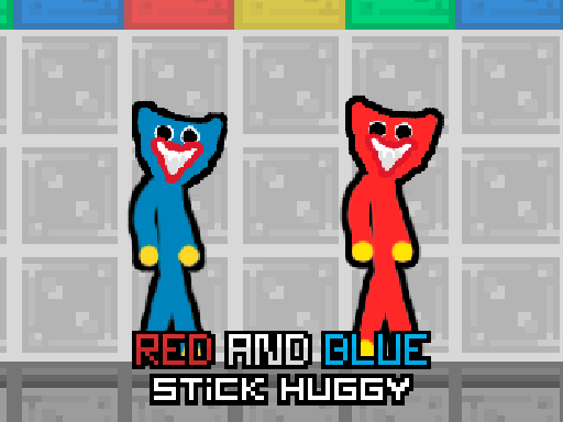 Red At Blue Stick Huggy Game