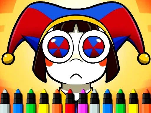 Digital Circus Coloring Adventure Game