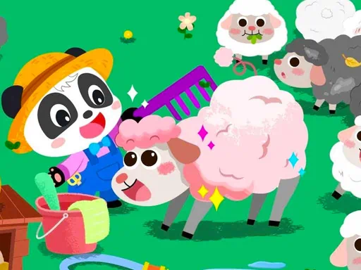 Baby Panda Animal Farm Game