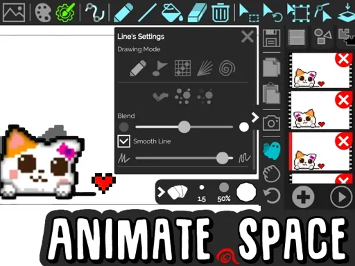 Animate.space: Gumawa ng Animated Gif! Laro larawan ng takip