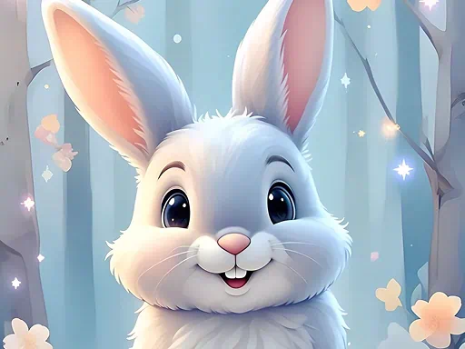 Easter Bunny Coloring Book Game