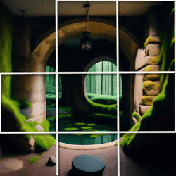 Mga Abandoned Places Picture Tile Quest Game