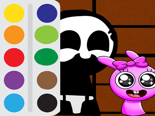 Baby Sprunki Incredibox Coloring Game